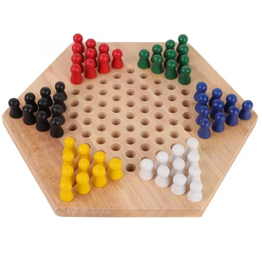 Kids Education World - Wooden Educational Board Kids Classic Halma
