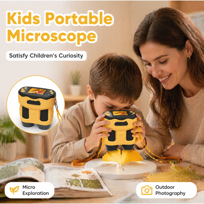 4K 1000X Microscope Camera Dig - Kids Education News recension och pris