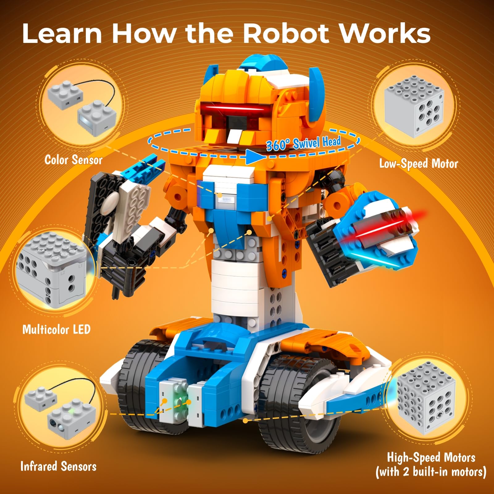 Apitor Robot X Building Kit 12 - Kids Education Free App recension och pris