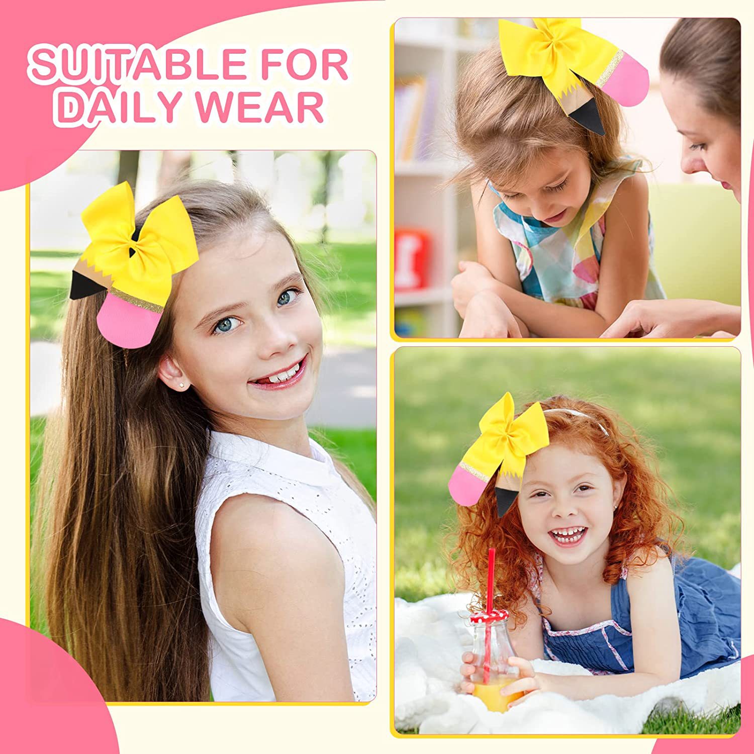 2026 Back To School Cute Bow S - Kids Education School recension och pris