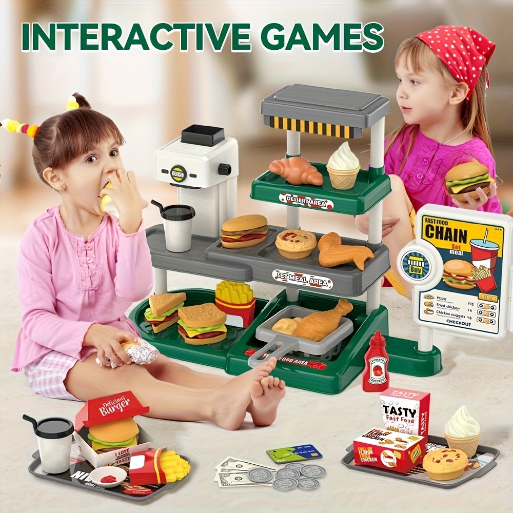 Pretend Play Fast Food Store T - Kids Education Store recension och pris
