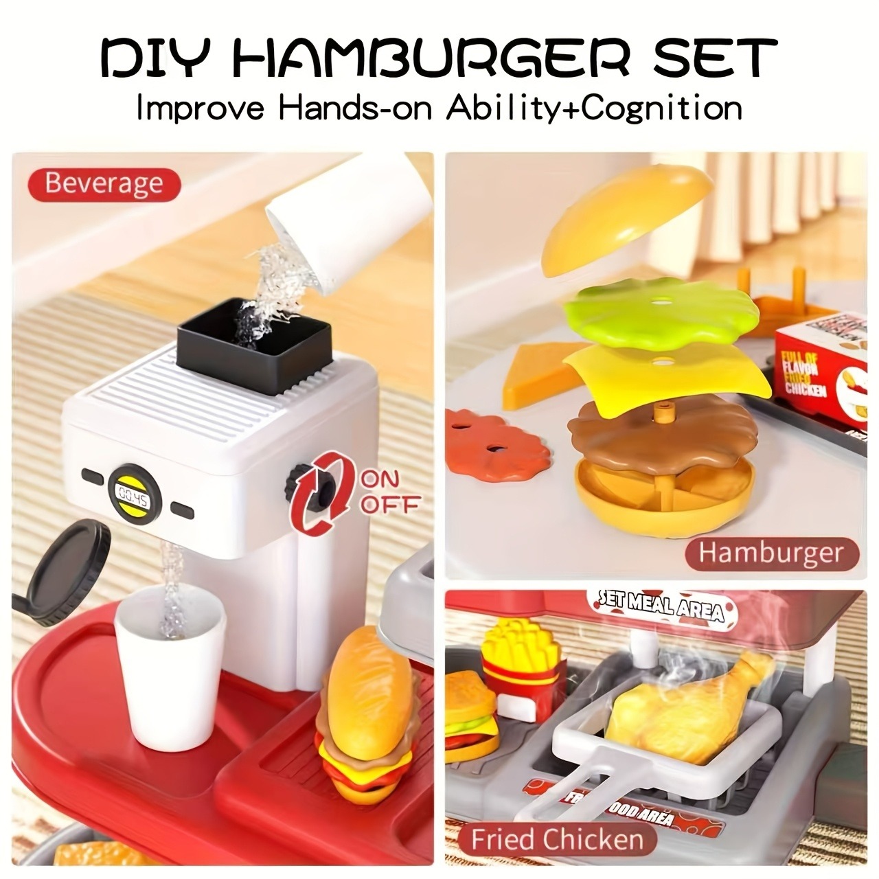 Pretend Play Fast Food Store T - Kids Education Store recension och pris
