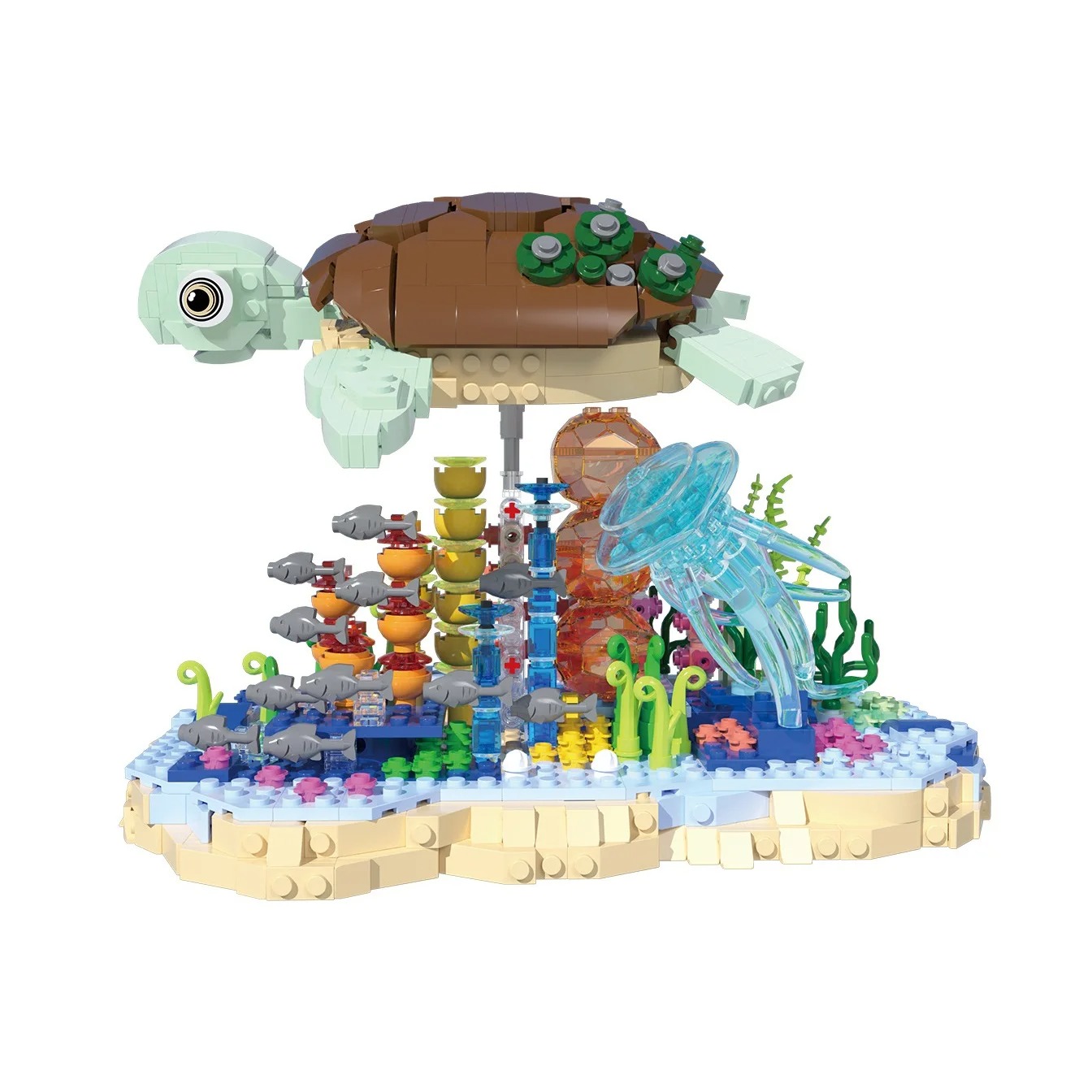 1091PCS Sea Turtle Underwater  - Kids Education World recension och pris