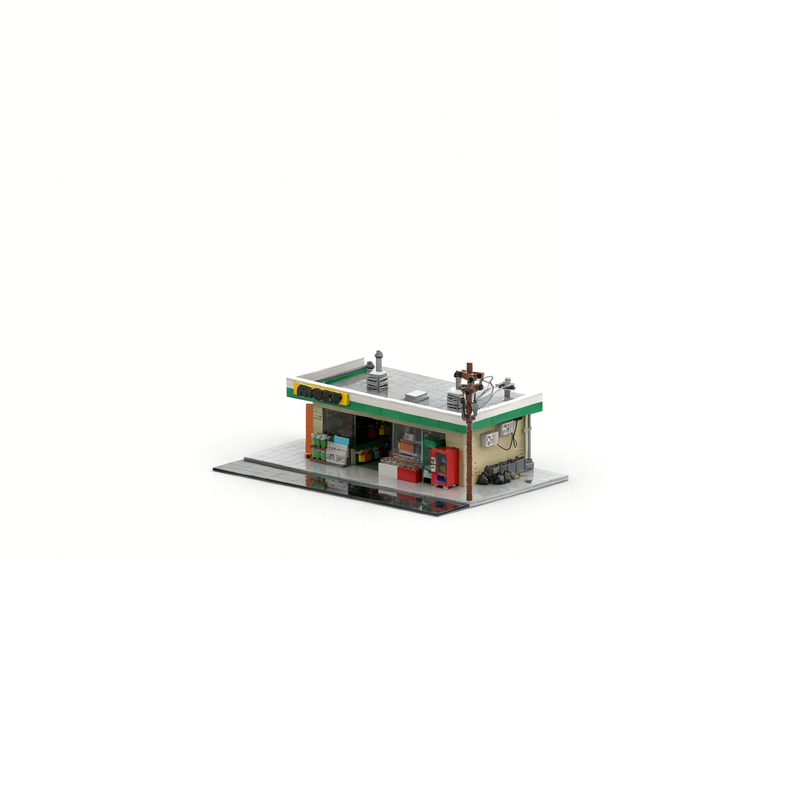 2068pcs MOC Convenience Store  - Kids Education Store recension och pris