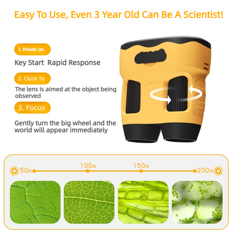 4K Microscope Camera 1000X Han - Kids Education News recension och pris