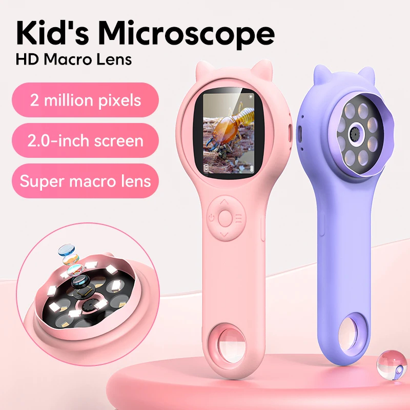 Kids Microscope Handheld Magni - Kids Definition Of Education recension och pris