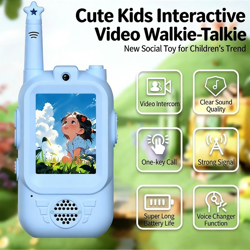 2PC Kids Video Walkie Talkies  - Kids Education And Recreation recension och pris