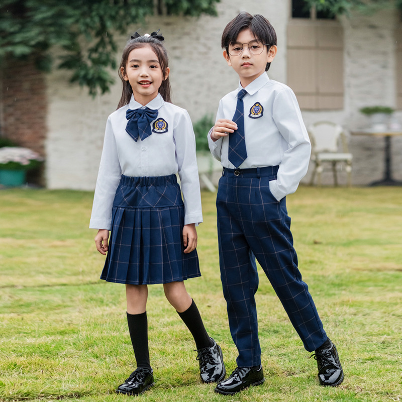 Kids British Plaid Vest Shirt  - Kids Education School recension och pris