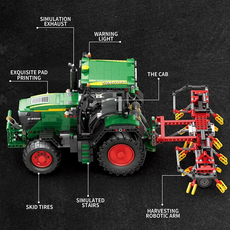 1664PCS Agricultural Tractor B - Kids Education Free App recension och pris