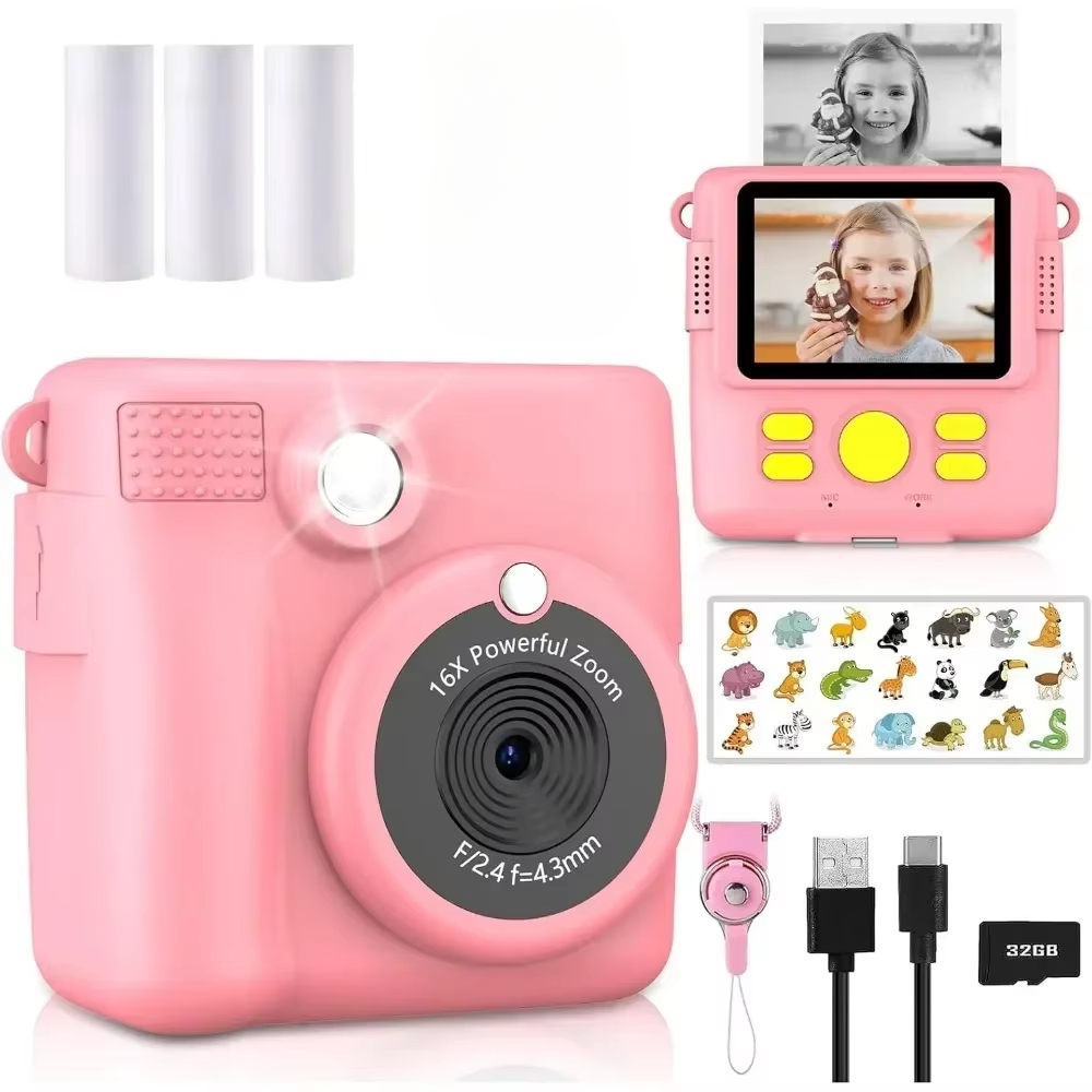 Instant Print Camera for Kids, - Kids Education Free App recension och pris