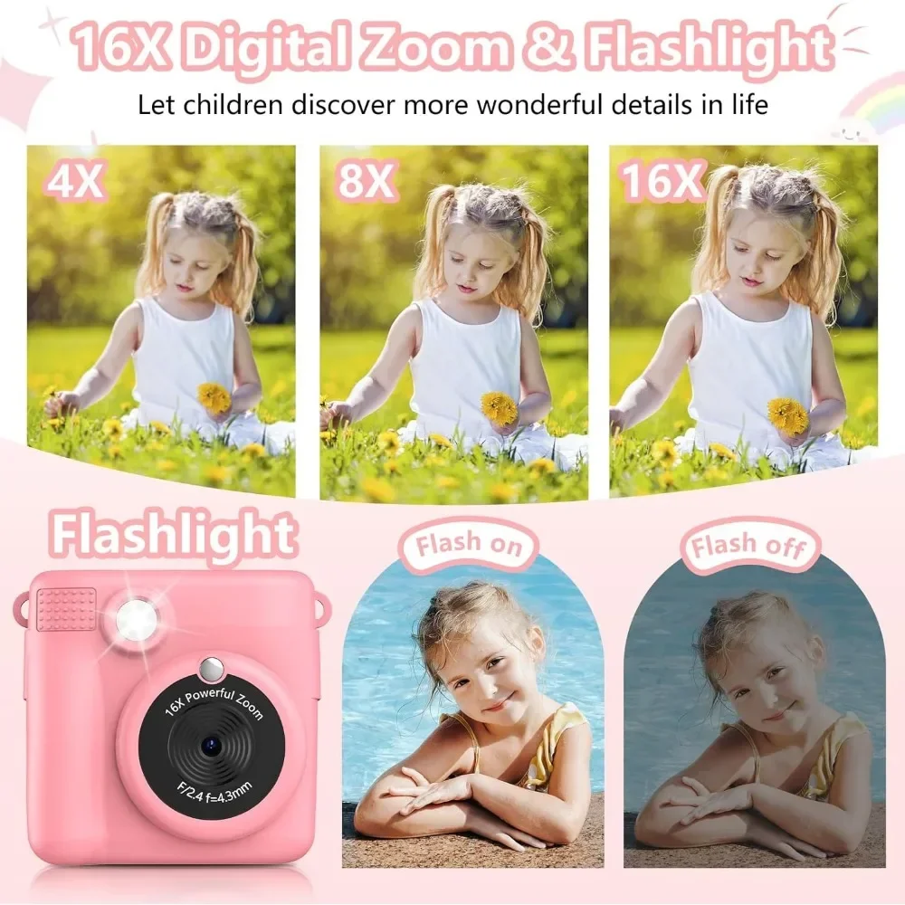 Instant Print Camera for Kids, - Kids Education Free App recension och pris