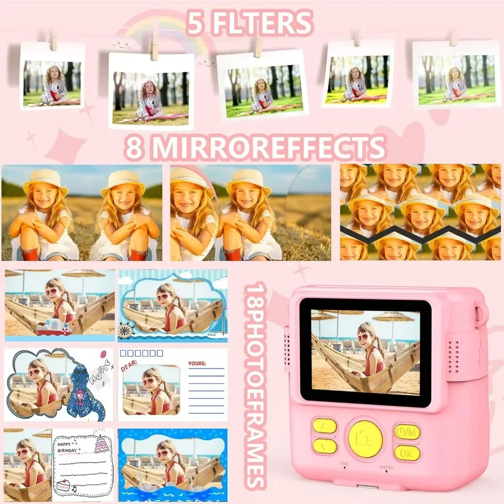 Instant Print Camera for Kids, - Kids Education Free App recension och pris
